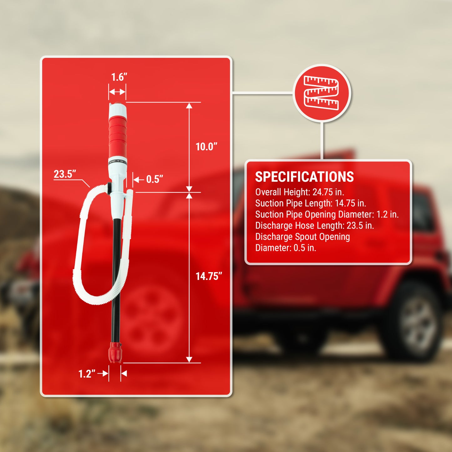 TRHD01 | Original Battery Powered Fuel Transfer Pump