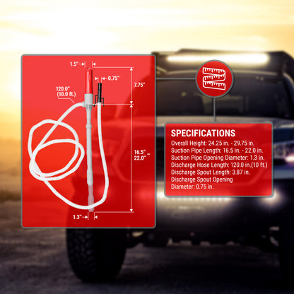 TRHD03-TXL | Auto-Stop Battery Powered Fuel Transfer Pump