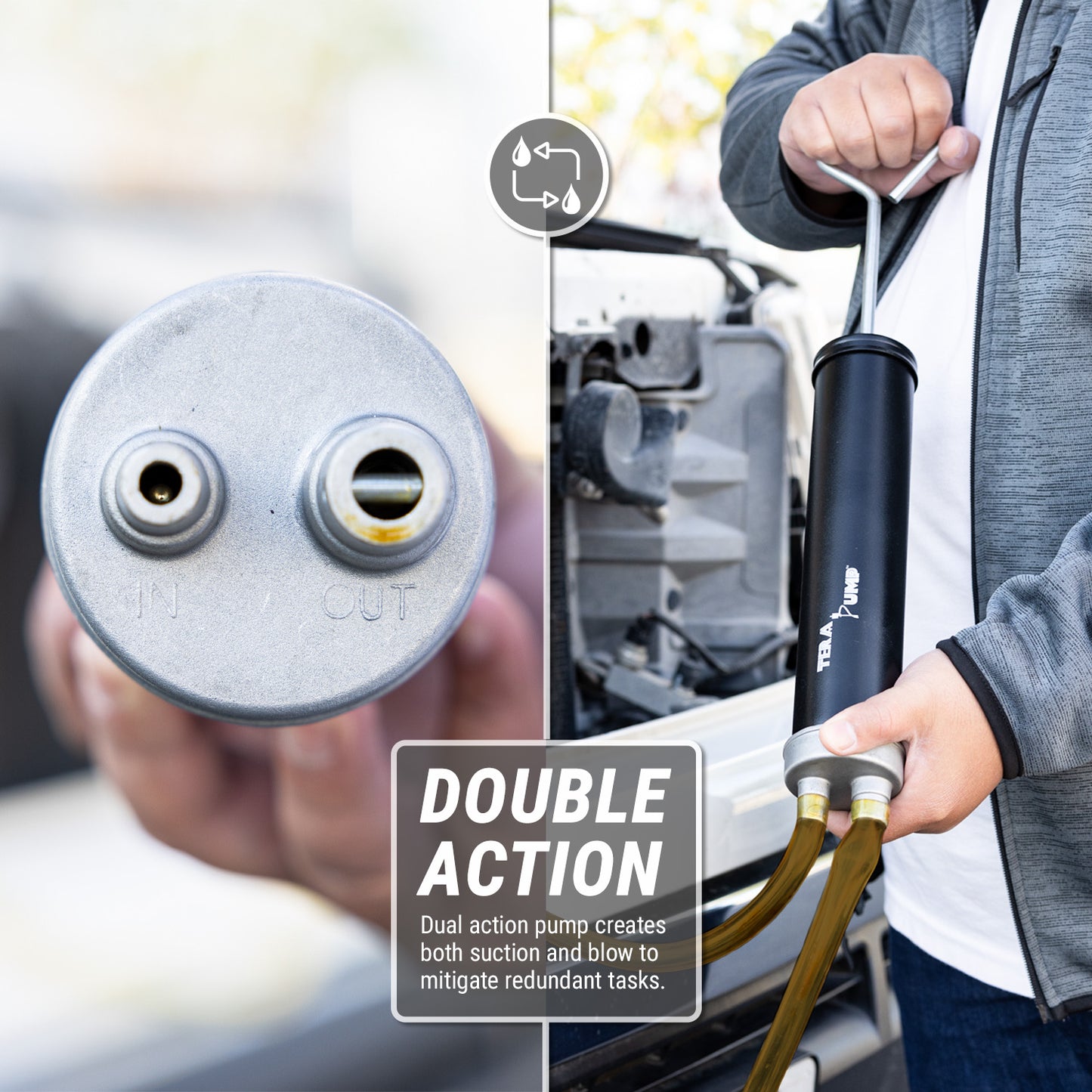 TROILTR01 | Steel Double Action Oil Change Transfer Pump