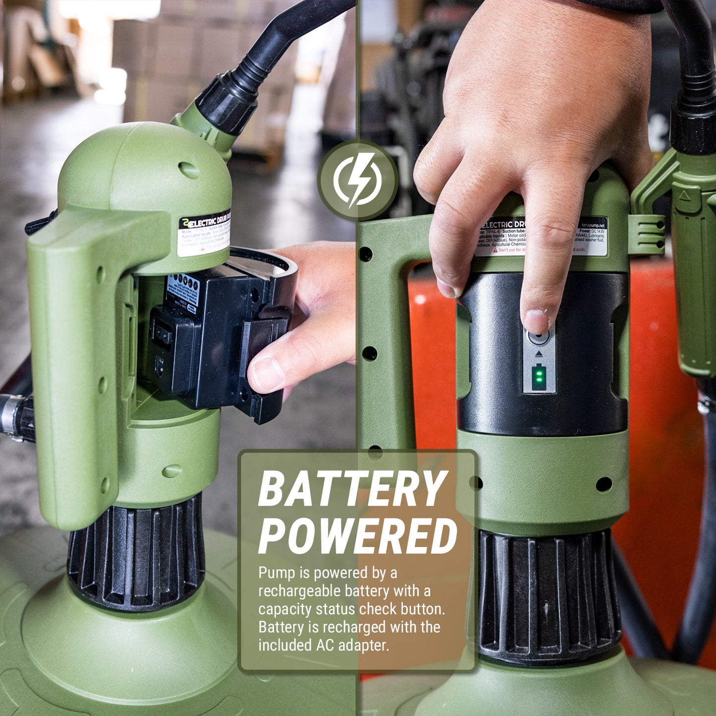 TRPAIL-B | Battery Powered Bucket Transfer Pump