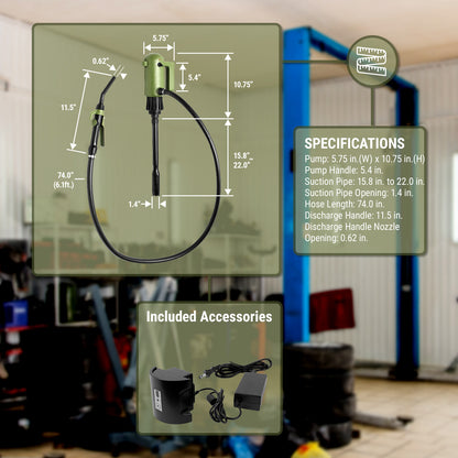 TRPAIL-B | Battery Powered Bucket Transfer Pump