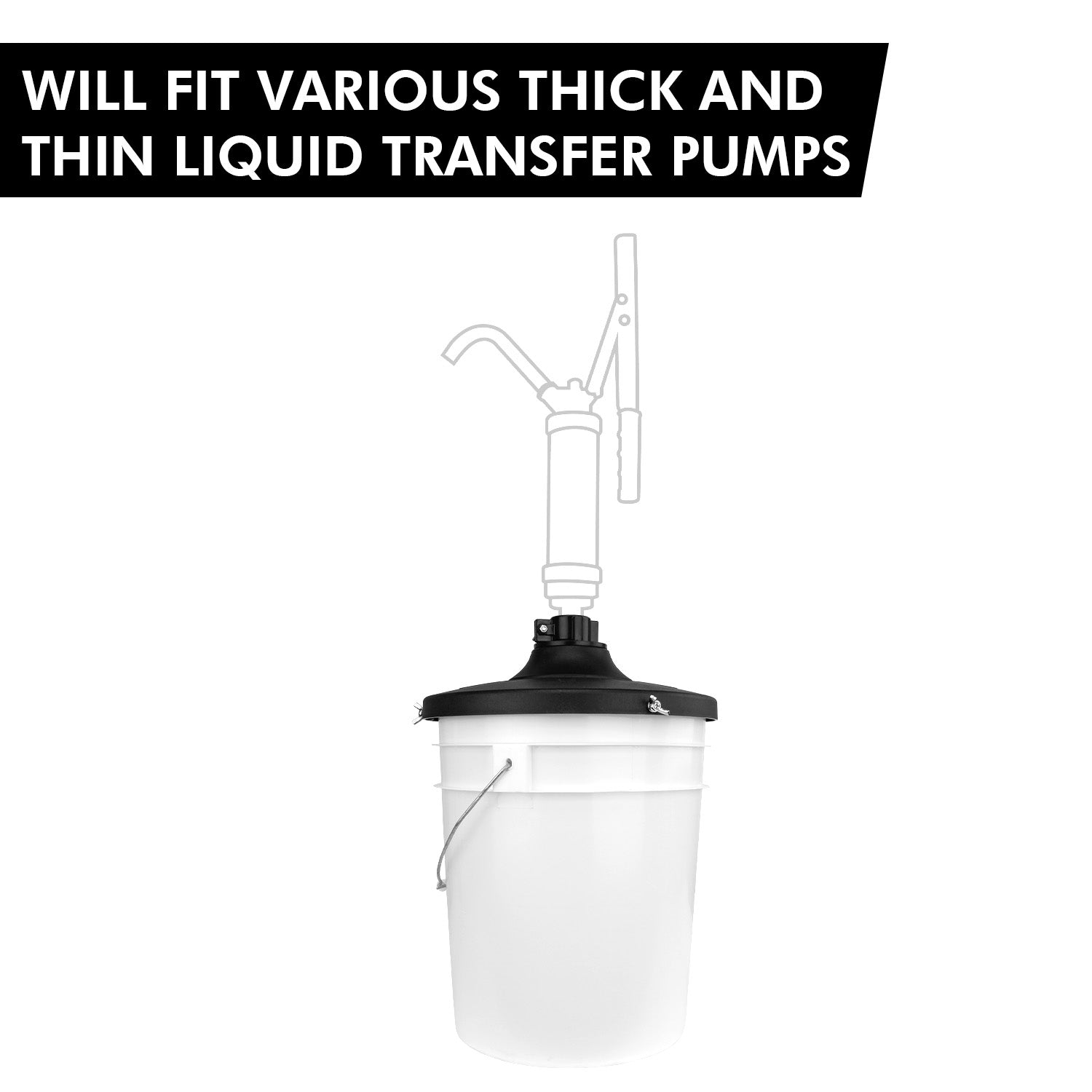 TRPAIL-CV  5 Gallon Pail Bucket Lid – TERA PUMP