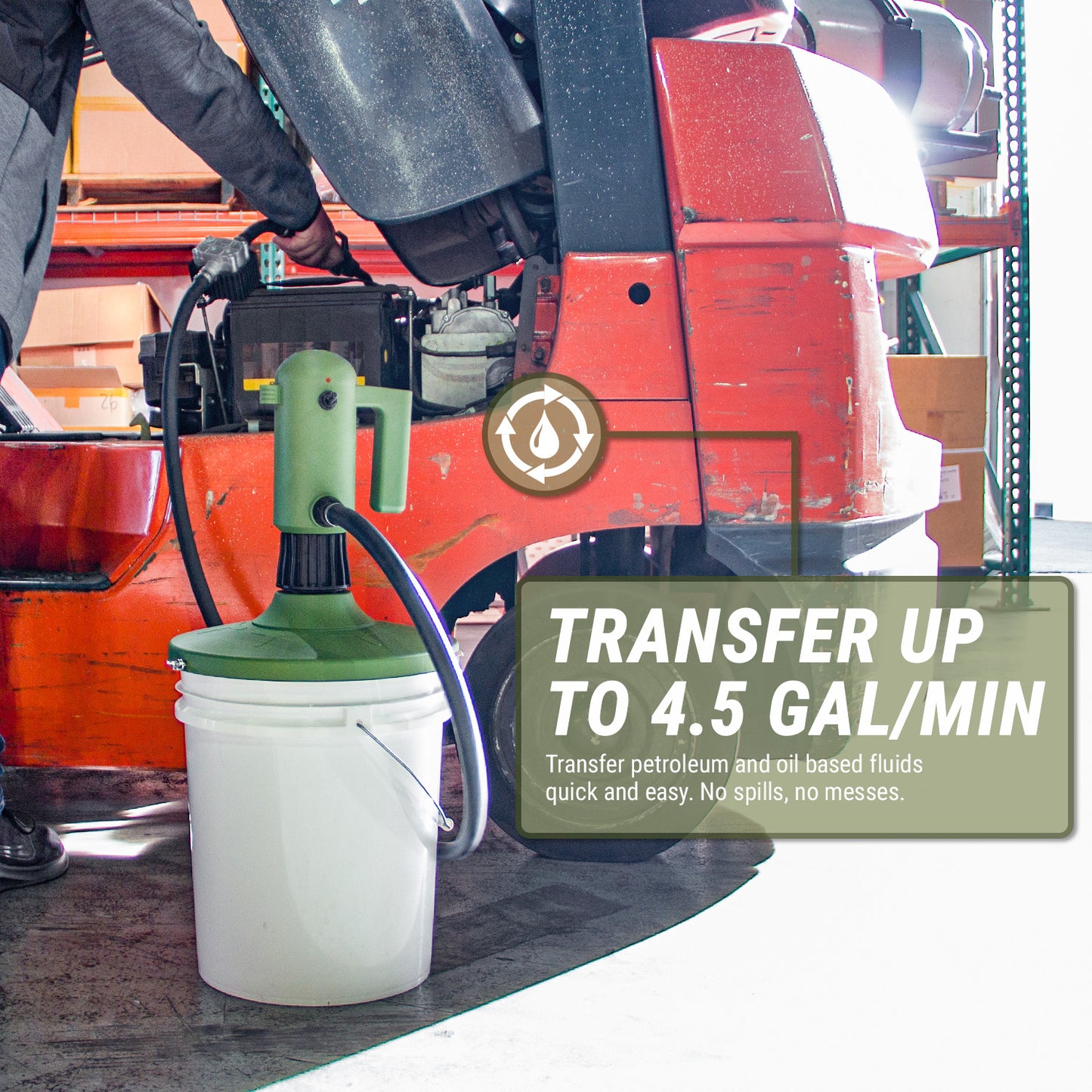 TRPAIL-M | Electric Bucket Transfer Pump with Digital Meter