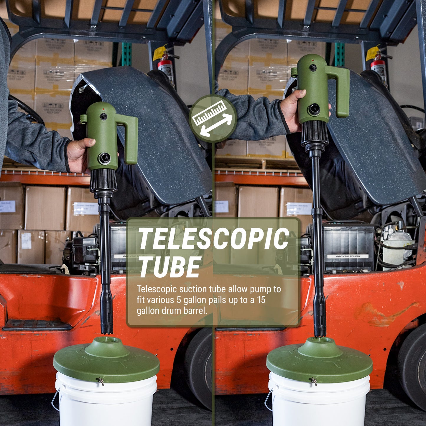 TRPAIL-M | Electric Bucket Transfer Pump with Digital Meter