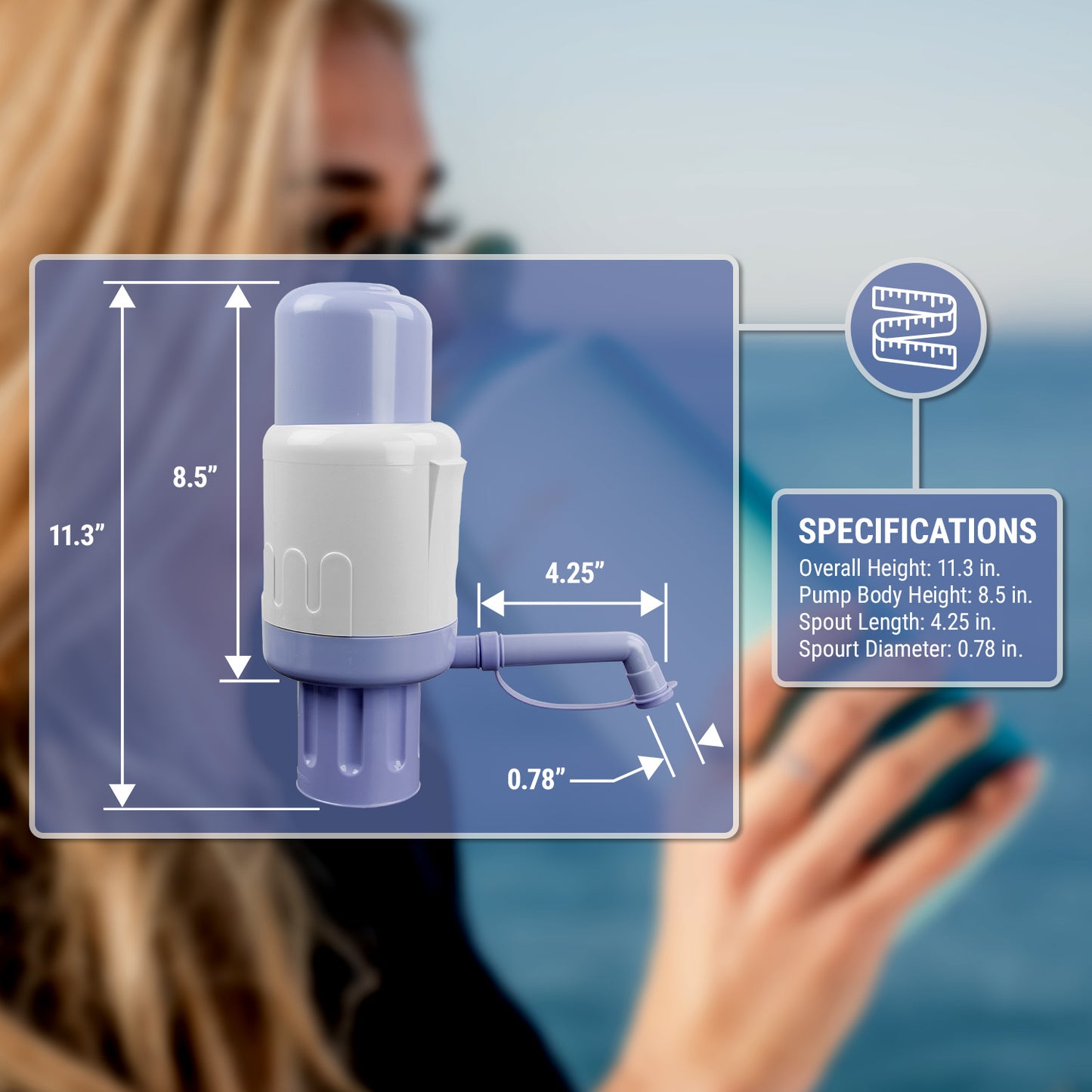 TRPMW200 | Manual Water Dispenser, BPA-Free