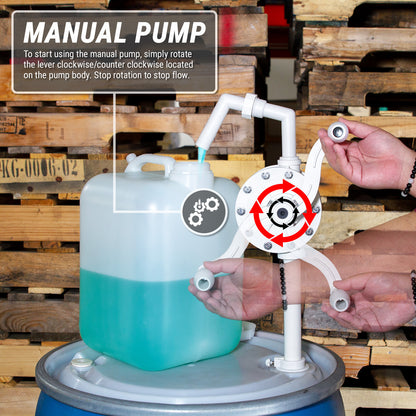 TRRPCD01 | Rotary-Action Chemical Resistant Drum Barrel Pump