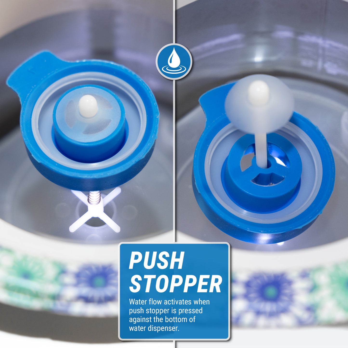 TRRWC01 | Reusable No-Splash Cap with Probe for Water Jugs