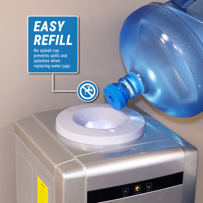 TRRWC02 | Reusable No-Splash Cap Without Probe for Water Jugs