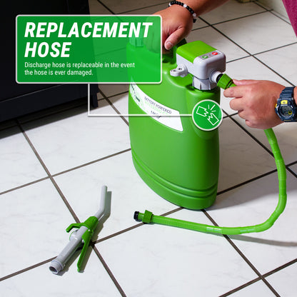 TRWC | AA Battery Powered Watering Can, 2.5 Ft Hose