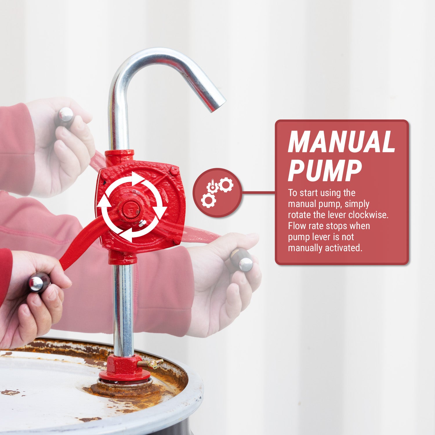 TRWS25-CH | Replacement Crank Handle for Rotary-Action Drum Pumps ...