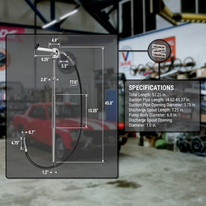 TRWSPRO | Aluminum Rotary-Action Drum Barrel Pump