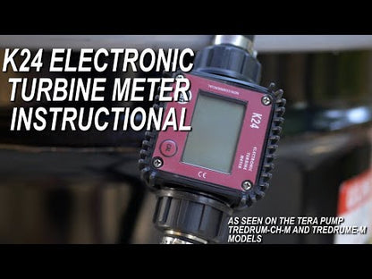 TRMETER-B-LIQ | K24 Electronic Turbine Meter, 6.6FT Hose